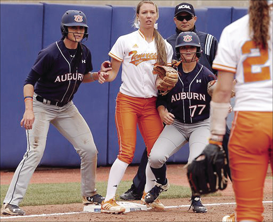 Auburn Tennessee Softball